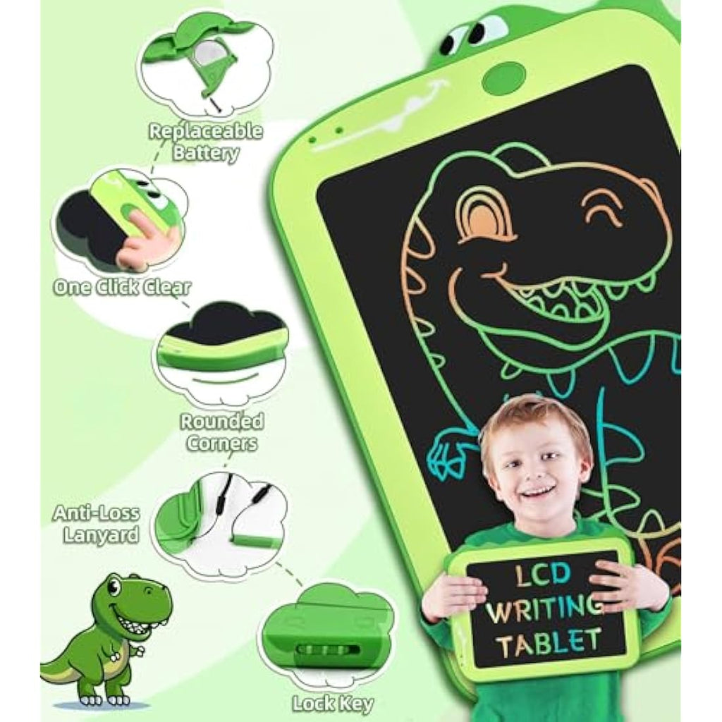 Dinosaur LCD Drawing Tablet | 8.5 Inch Writing Pad for Kids