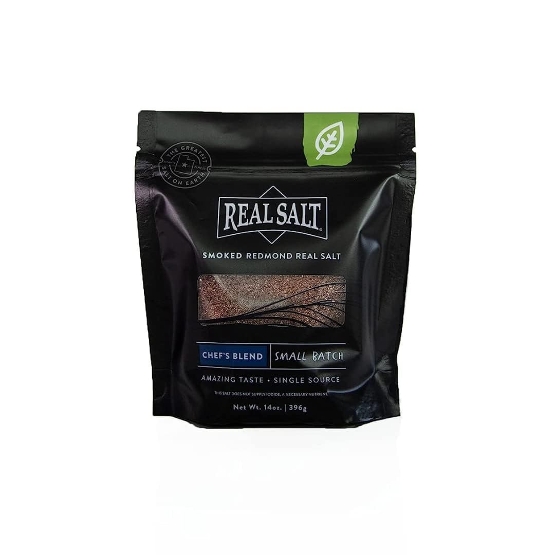 Redmond Real Salt Chef's Blend Smoked Sea Salt - 14 oz Pouch