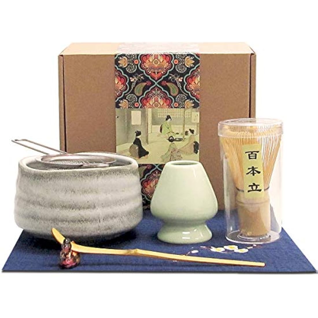 Japanese Matcha Tea Set - 7 Piece Bamboo Ceremony Kit