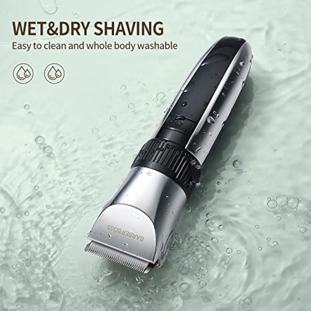 BarberBoss Cordless Dog Clippers | Waterproof Ceramic Blade Pet Trimmer