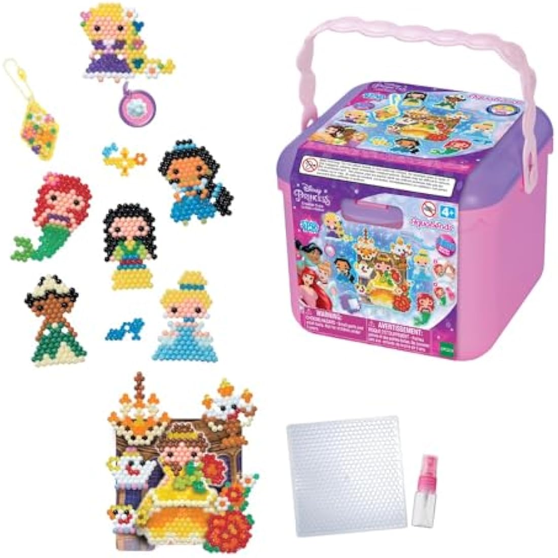 Aquabeads Disney Princess Creation Cube - 2,500 Piece Art & Craft Kit