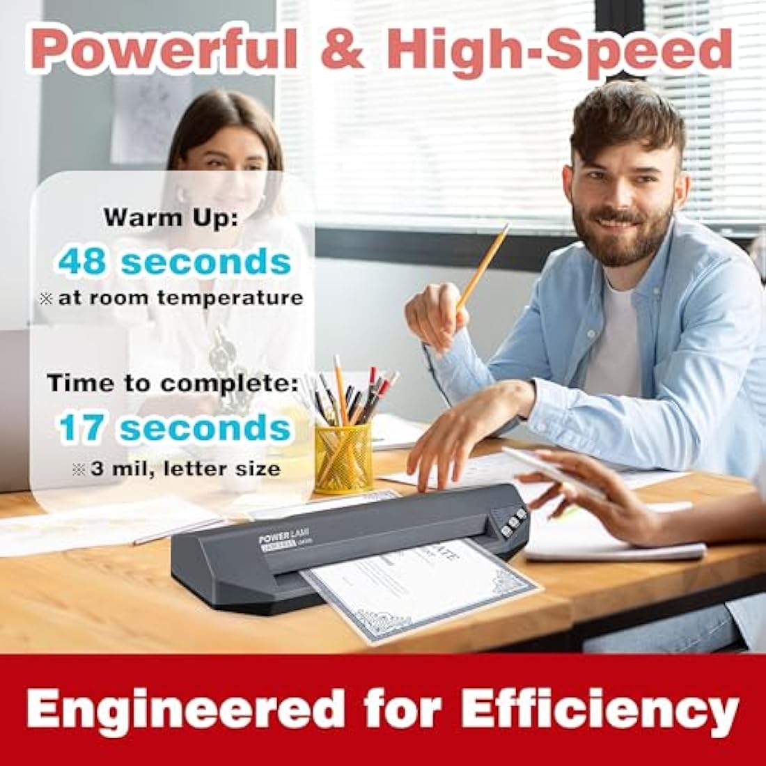 SINCHI A3 Heavy Duty Commercial Thermal Laminator & Foil Applicator