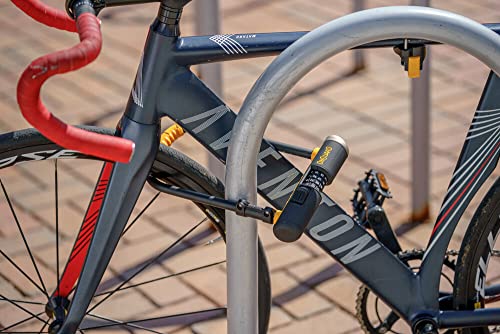 OnGuard Bulldog DT-8012C Bike Lock | 13mm Hardened Steel U-Lock Combo