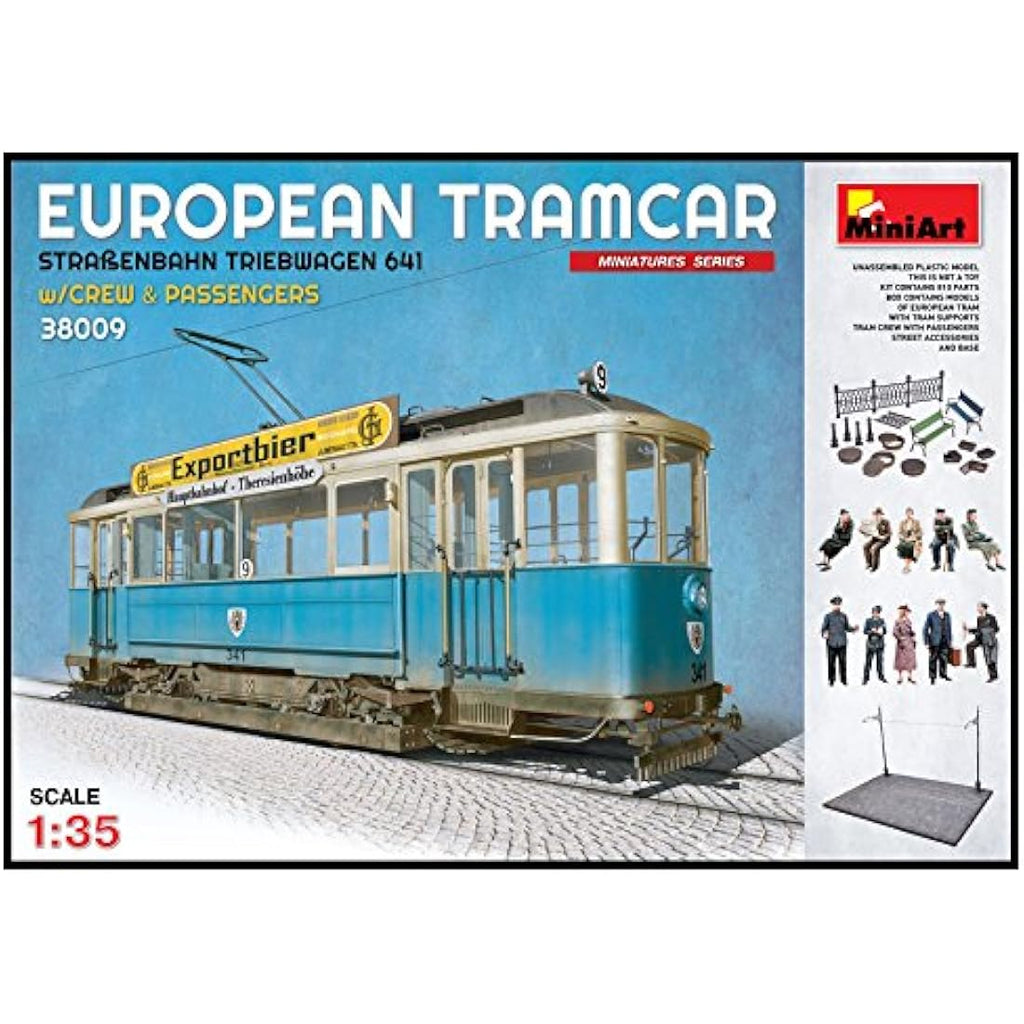 Miniart Plastic Model Assembly Kit - Railway Vehicle Scale Model 38009
