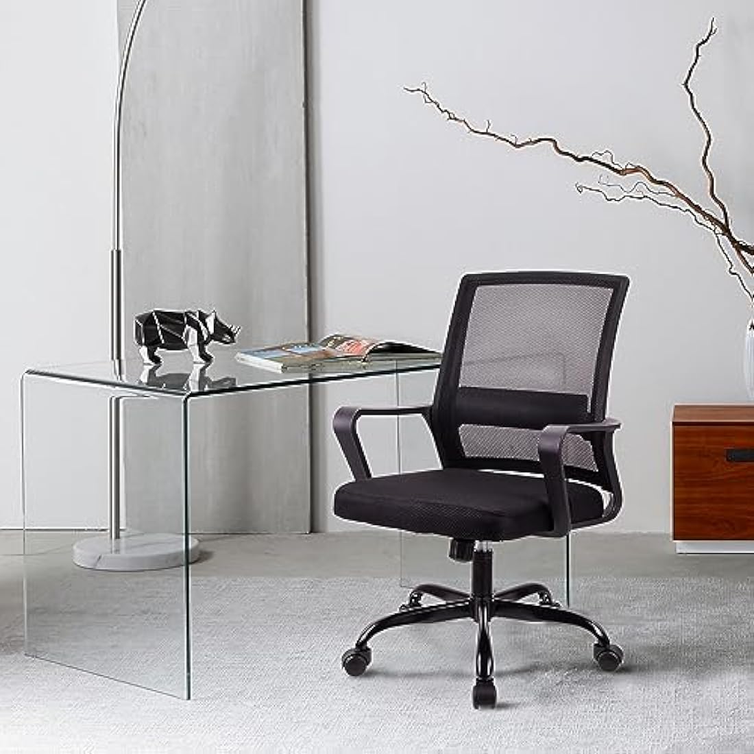 T-THREE Ergonomic Mesh Office Chair - Adjustable Swivel Desk Chair