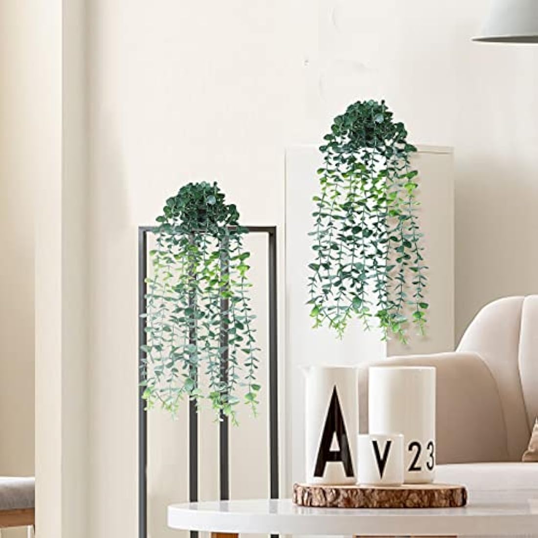 Artificial Hanging Plants | UV-Resistant Fake Potted Greenery