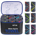 4Monster Microfibre Gym Towel 6-Pack | Quick Dry & Absorbent - Navy Blue