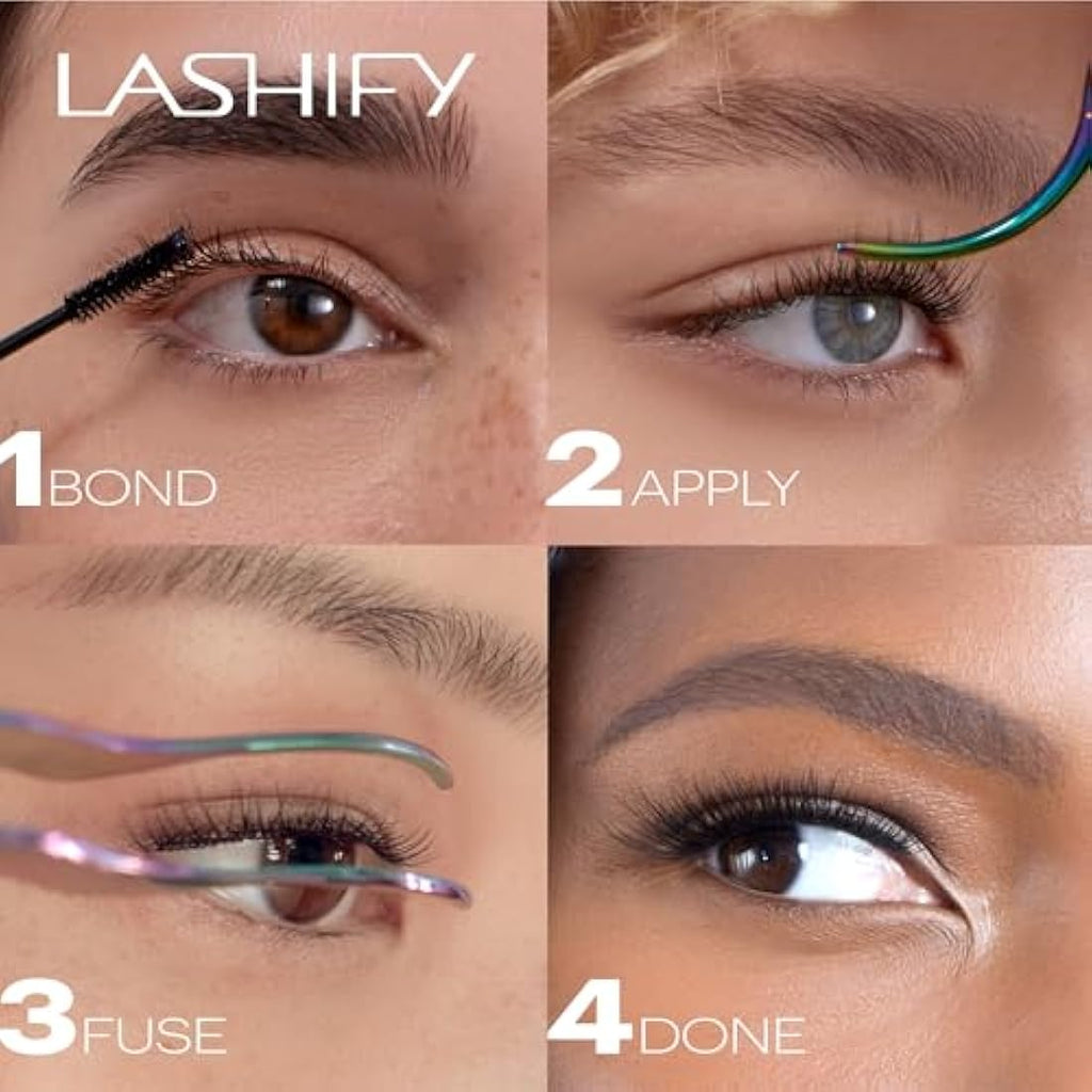 Lashify Curl Gossamer DIY Eyelash Extensions - 10mm Black Silk