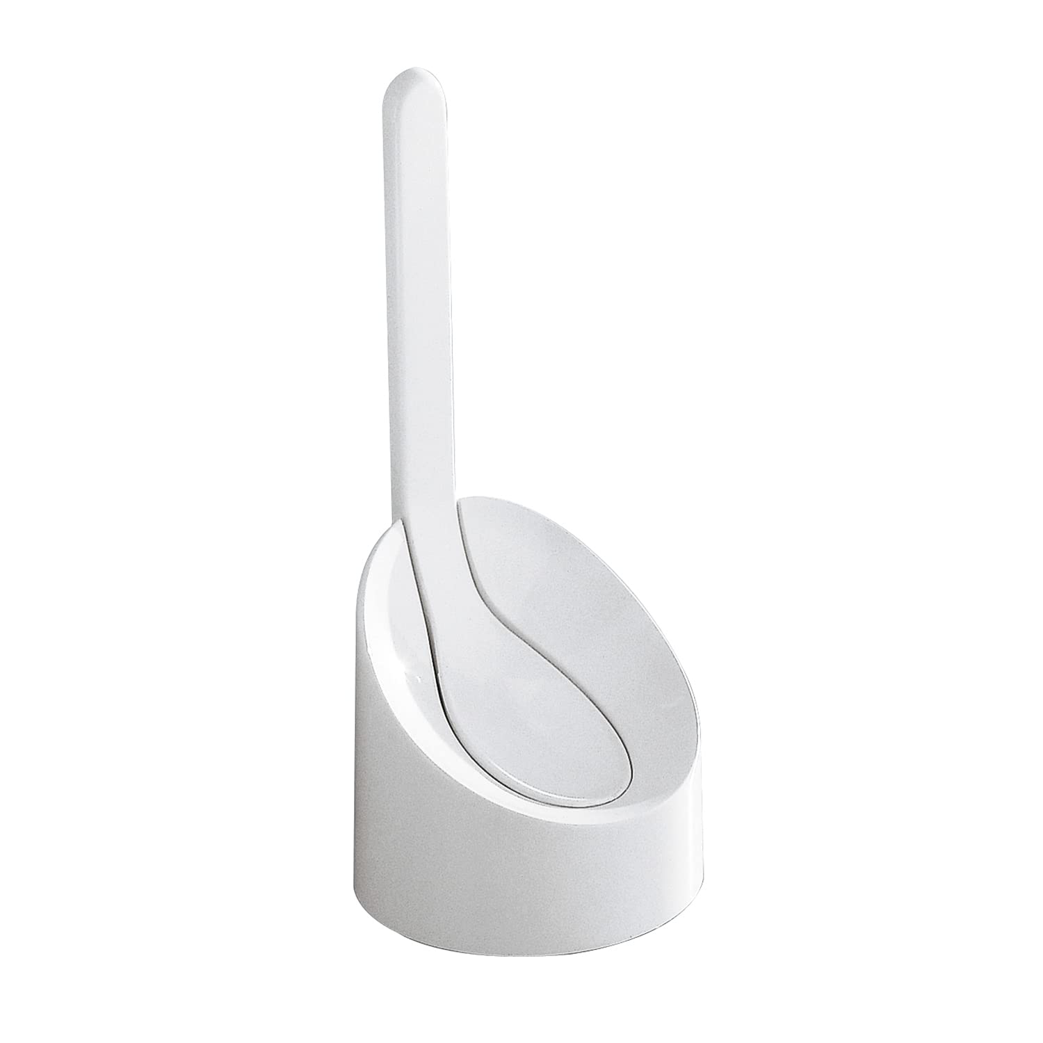 Gedy Cucciolo Resin Toilet Brush Holder – Modern White Bathroom Decor