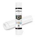 TECKWRAP Permanent Adhesive Vinyl - Glossy White Craft Roll, 12" x 10ft