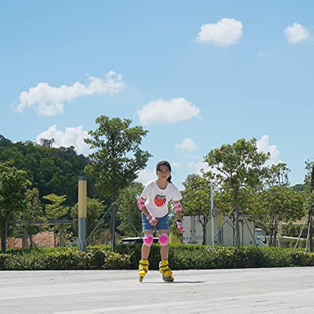 Jolof Store Kids Protective Gear Set – Knee Elbow Wrist Pads for 3-15
