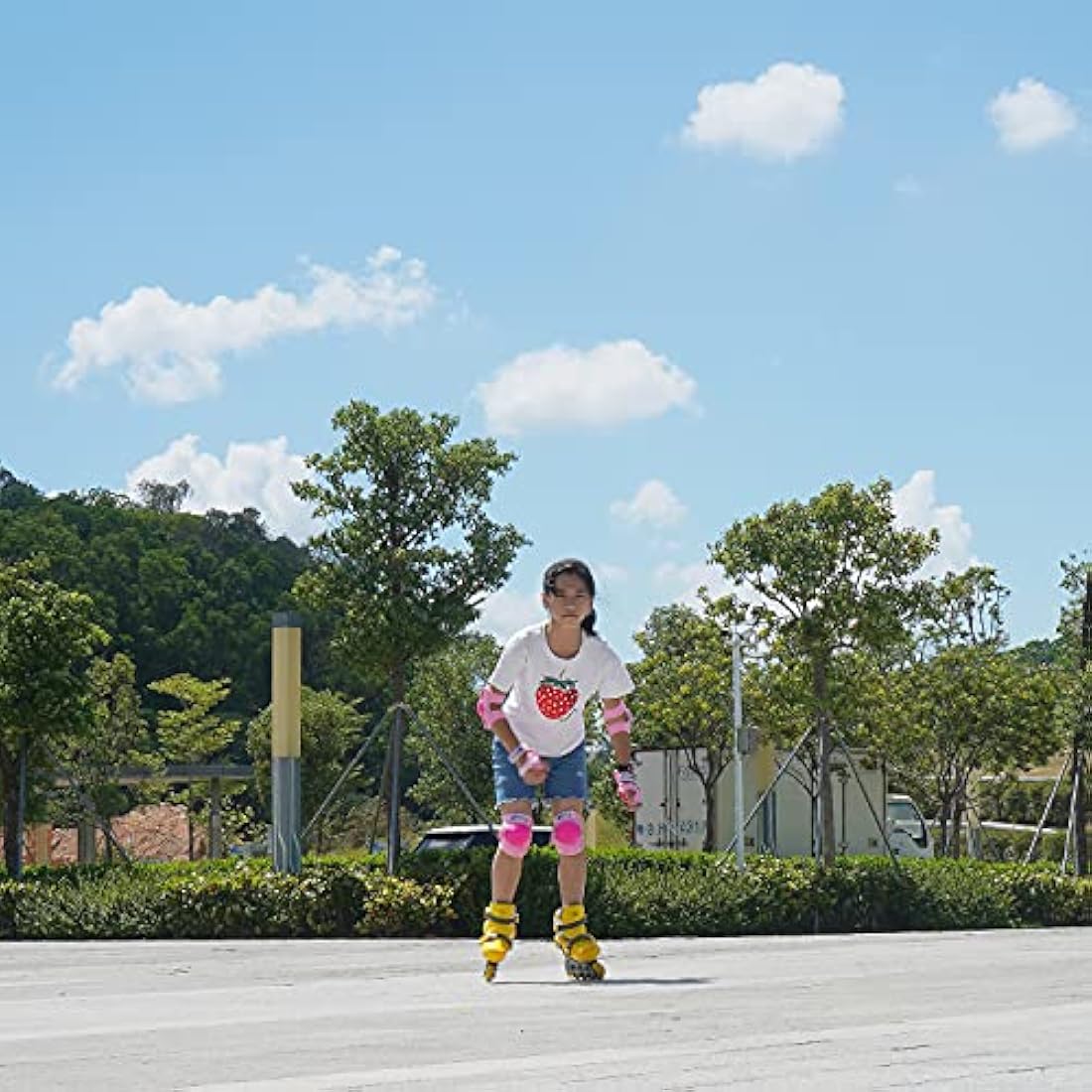 Jolof Store Kids Protective Gear Set – Knee Elbow Wrist Pads for 3-15