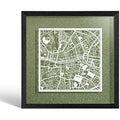 Dublin Marco de Papel para Mapas – Jolof Store Minimalist Paper Art 9x9
