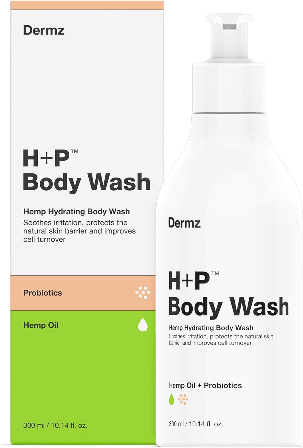 Dermz H+P Body Wash – Antibacterial Cleanser for Eczema & Psoriasis