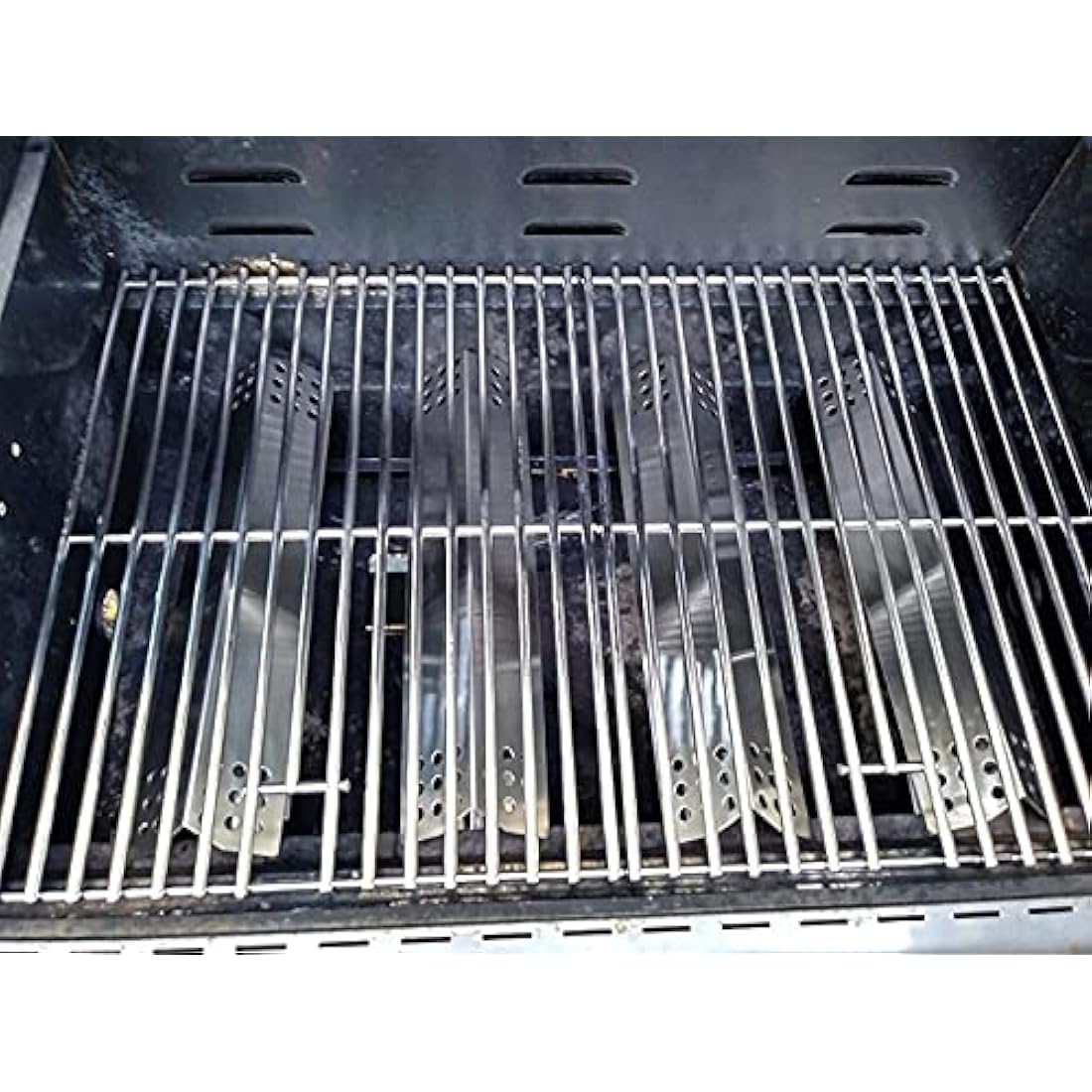 GFTIME Stainless Steel Heat Plate Flame Tamer for Nexgrill & Napoleon, 3 Pack