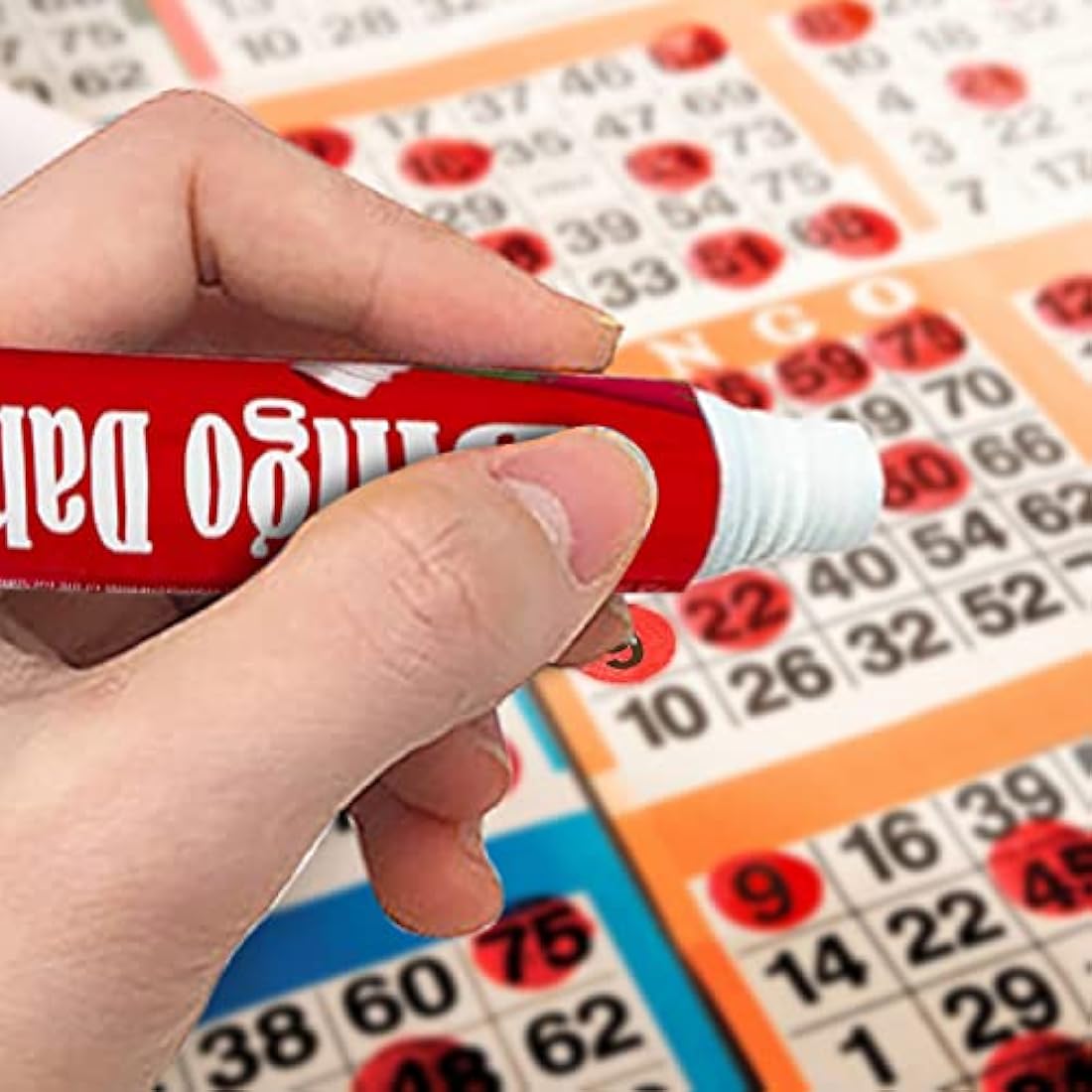 Bingo Dabber Marker Pens – 4 Pack Large Non-Drip Daubers