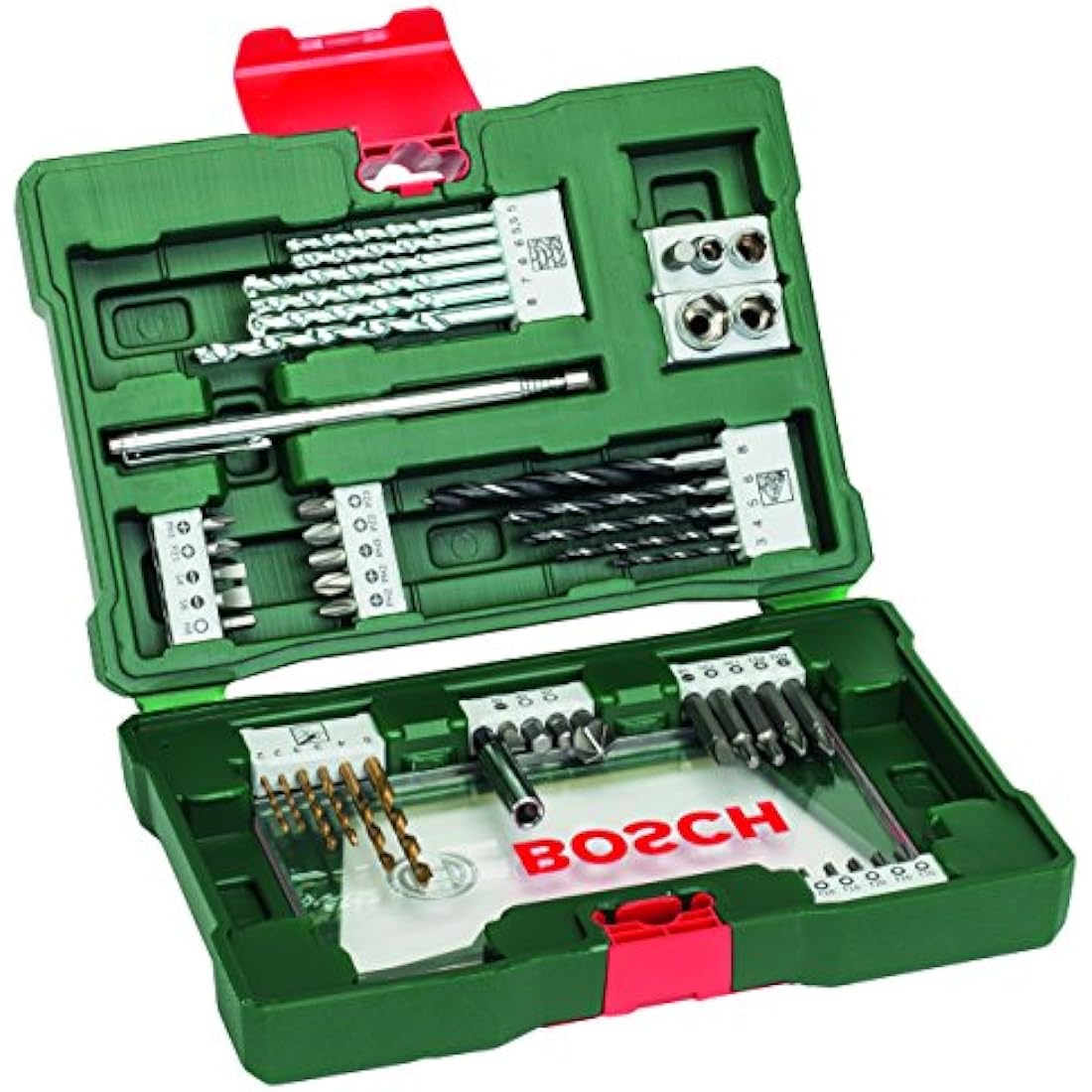 Bosch V-Line 48-Piece Titanium Drill and Screwdriver Bit Set