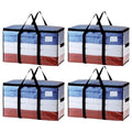 TAILI Extra Large Moving Bags | 4 Pack Clear Heavy Duty Storage Totes