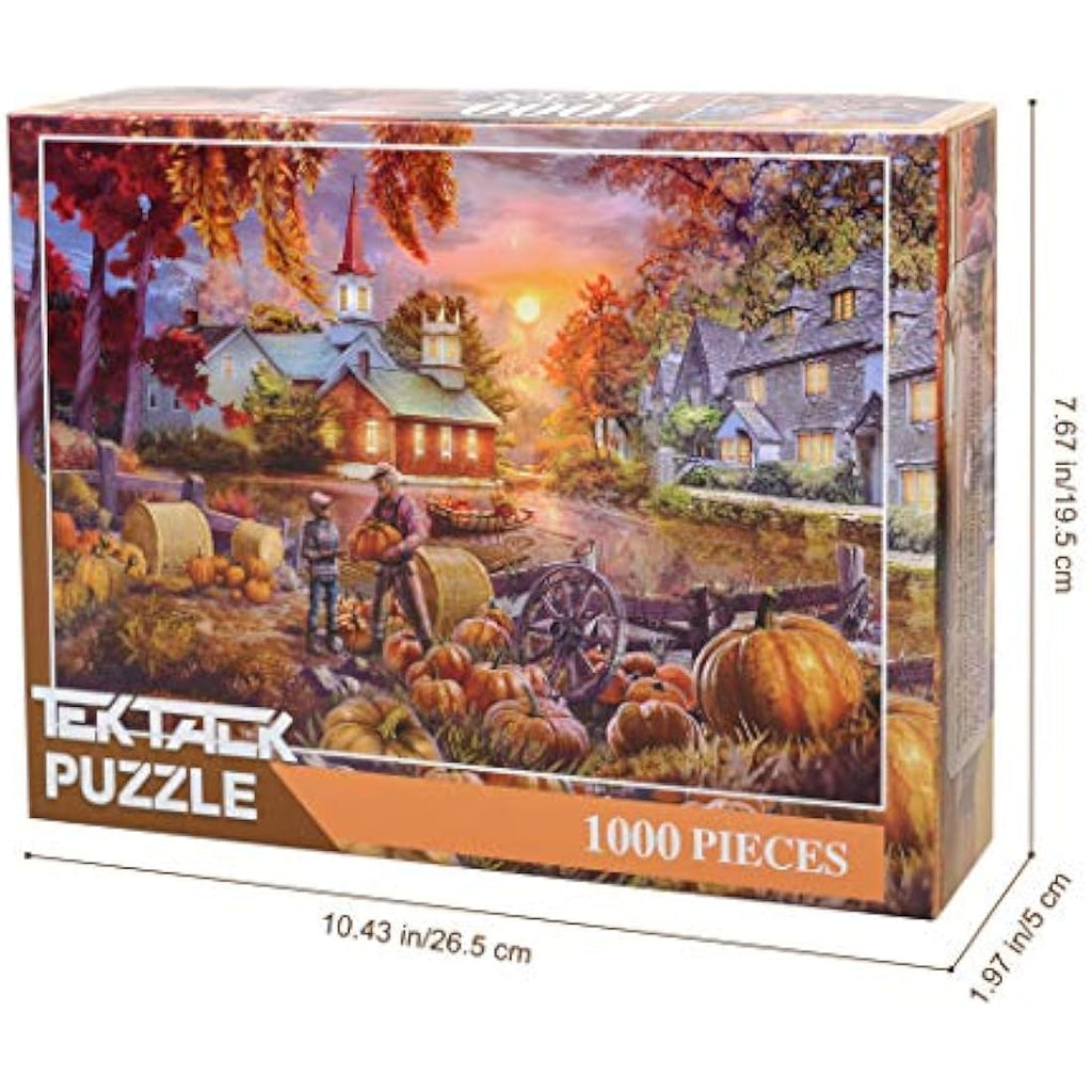 Tektalk 1000 Piece Jigsaw Puzzles for Adults – Harvest Landscape Design