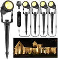 GreenClick 12V Low Voltage Garden Spike Lights – IP65 Waterproof (4 Pack)
