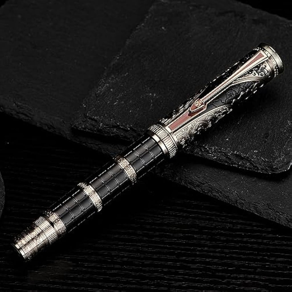 Hong Dian D5 Qin Dynasty Fountain Pen | Piston Filler Extra Fine Tip