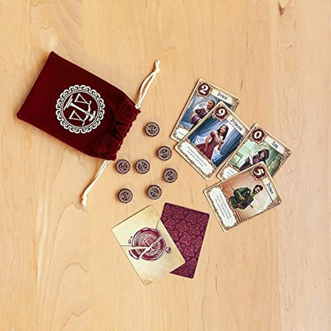 Love Letter Card Game by Z-Man Games – Strategy Party Game for 2-6 Players