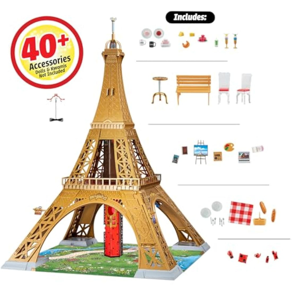 Bandai Miraculous Ladybug Paris Heroez Playset – 3 Levels & 40 Accessories