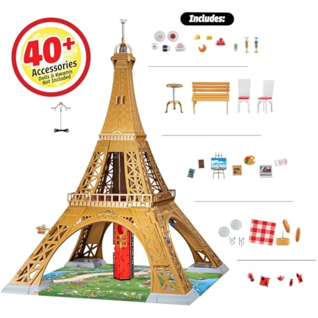 Bandai Miraculous Ladybug Paris Heroez Playset – 3 Levels & 40 Accessories