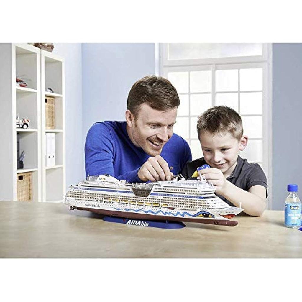 Revell AIDA Cruise Ship 1:400 Scale Plastic Model Kit – 380 Pieces