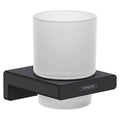hansgrohe AddStoris Wall-Mounted Toothbrush Tumbler | Matt Black
