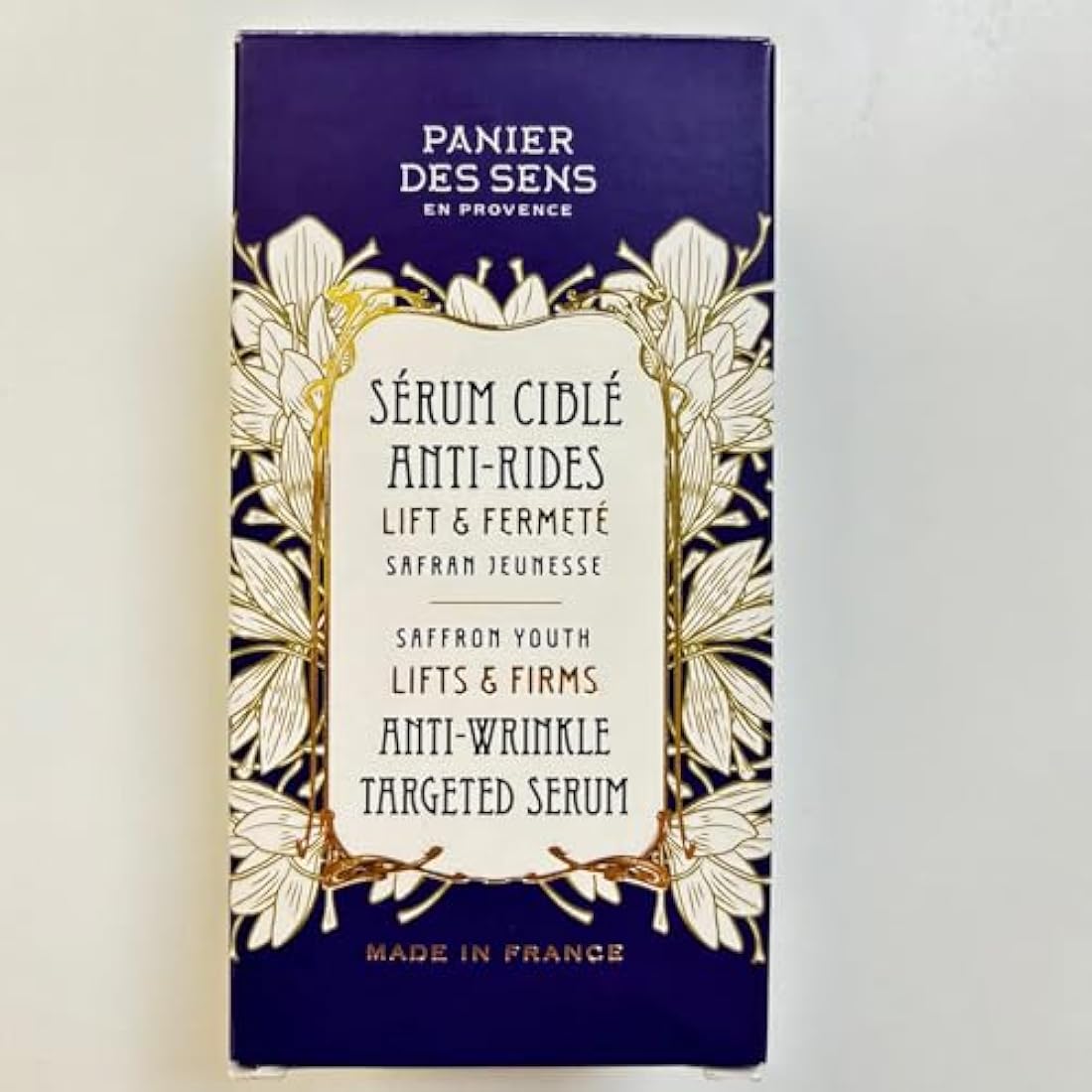 Panier des Sens Anti-Aging Face Serum | Saffron & Hyaluronic Acid - 30ml