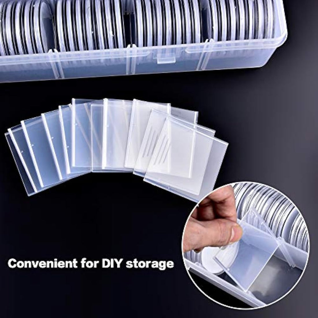 Jolof Store 168 Piece Coin Capsules with Foam Gaskets and Storage Box