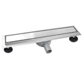 iYueMps 27" Linear Shower Drain | 360° Rotatable Tile Insert Stainless Steel