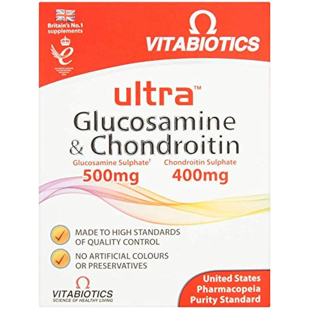 Vitabiotics Ultra Glucosamine & Chondroitin - Joint Health - 60 Tablets