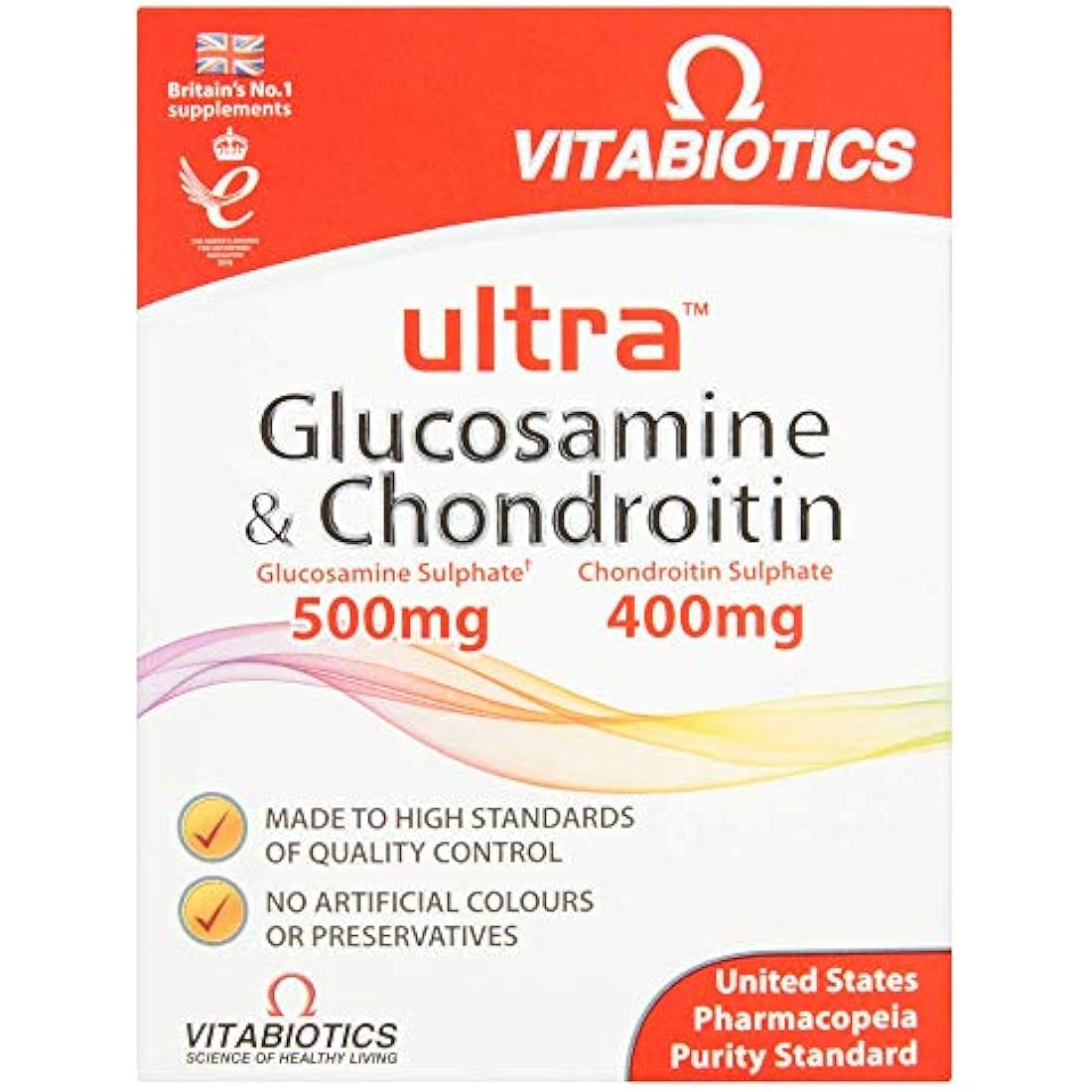 Vitabiotics Ultra Glucosamine & Chondroitin - Joint Health - 60 Tablets