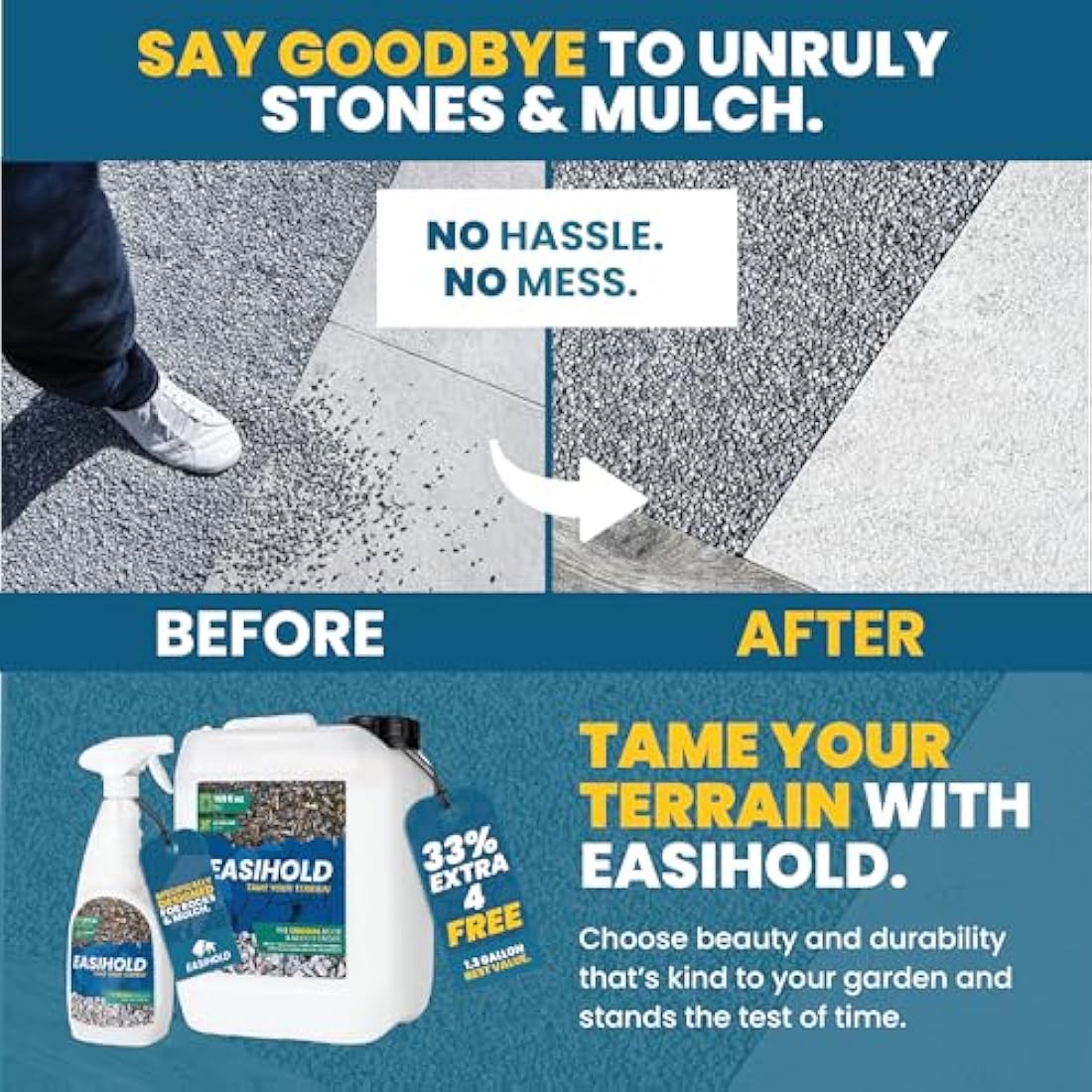 Vuba Easihold 5L Gravel Binder – Non-Toxic Stone & Bark Adhesive