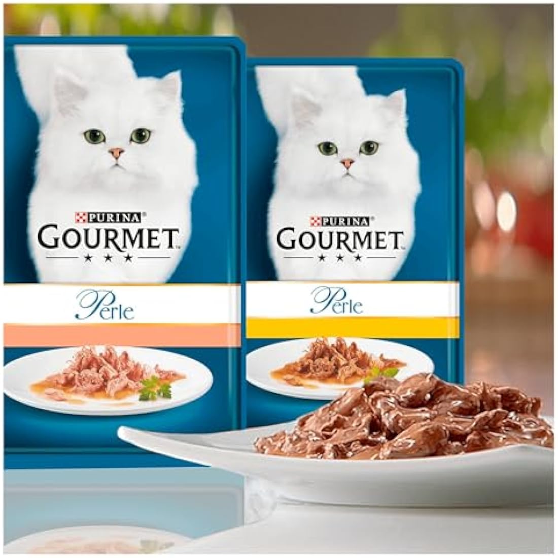 Gourmet Perle Chef's Collection Wet Cat Food - 96 x 85g Pouches
