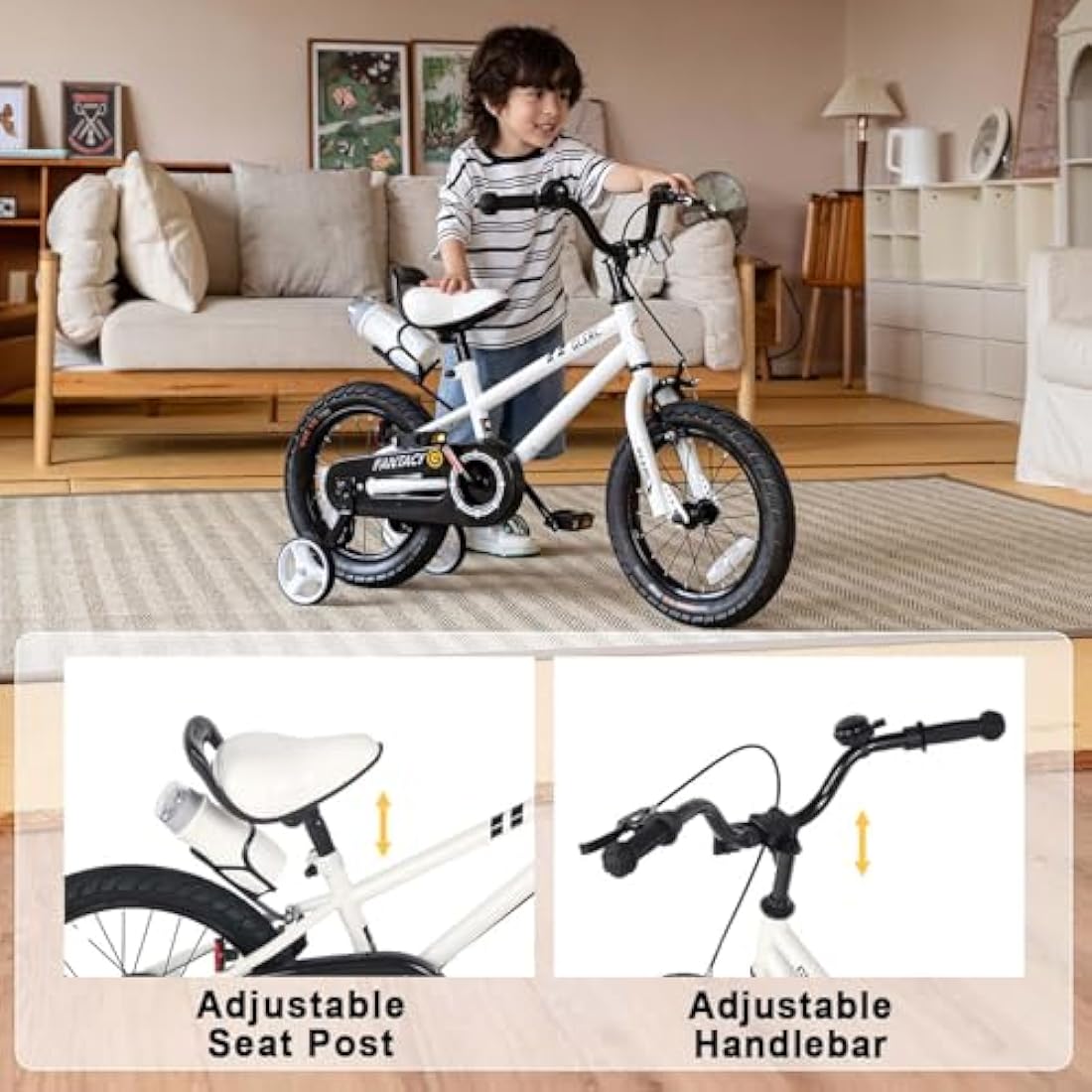 Glerc Fantasy 20 Inch Kids Bike – Steel Frame Bicycle with Handbrake