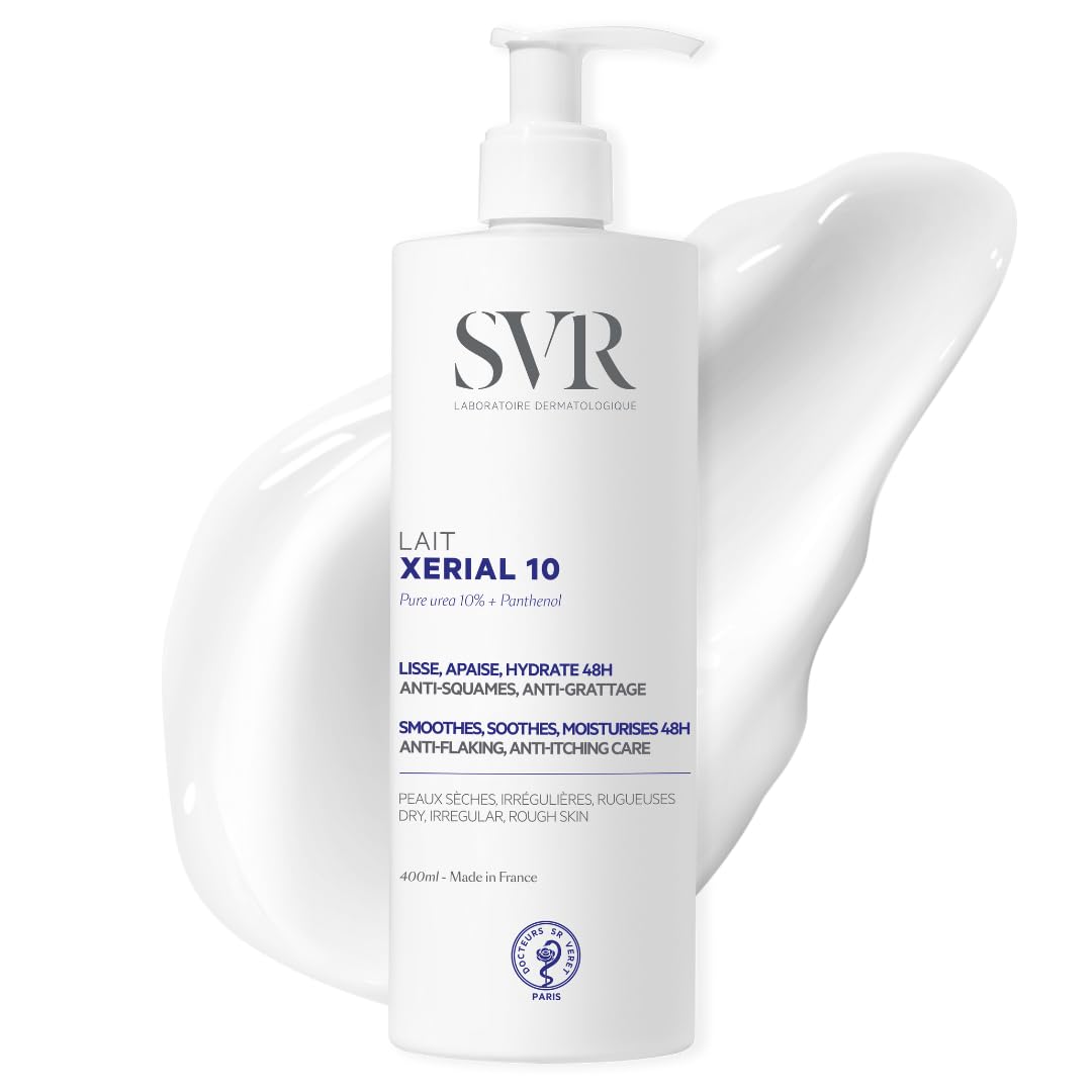 SVR Xerial 10 Body Lotion – 10% Urea & Shea Butter for Dry Skin (400ml)