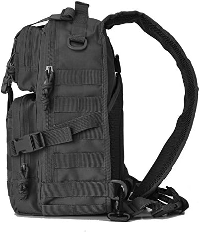 Gowara Gear Tactical Sling Bag – Military Rover Shoulder Backpack, Black
