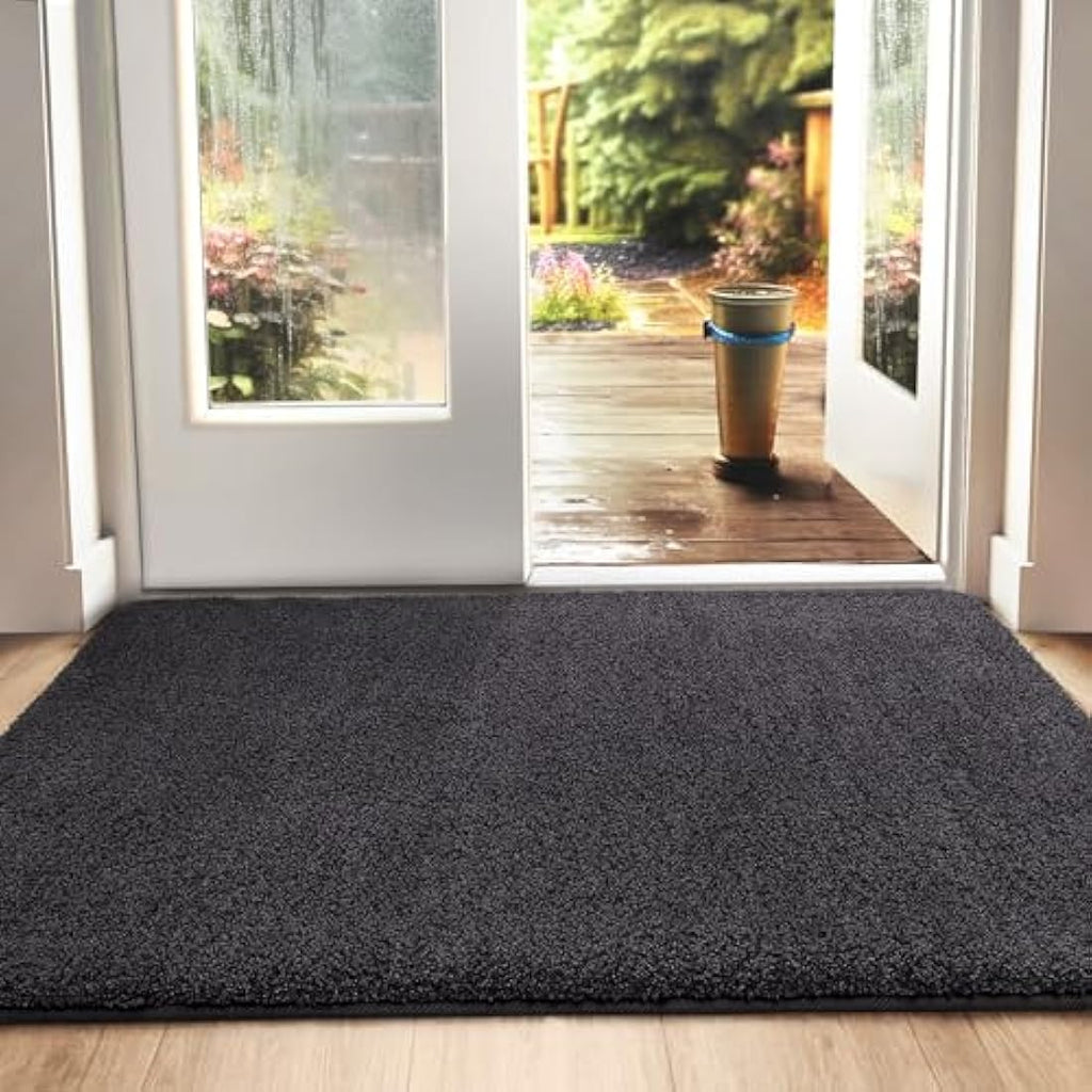 DEXI Dirt Trapper Indoor Door Mat – Absorbent Non-Slip Rug, 60x90cm