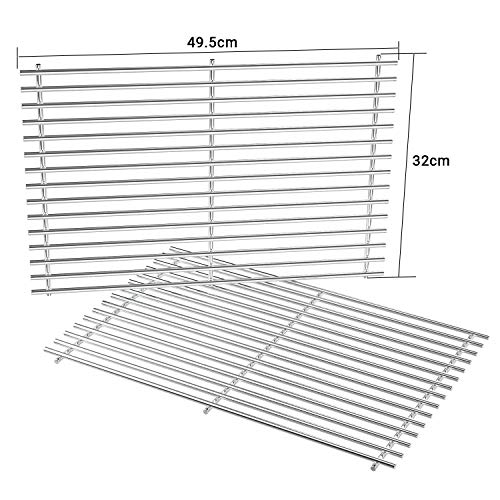 Onlyfire Stainless Steel Grill Grates for Weber Genesis E/S 300 Series