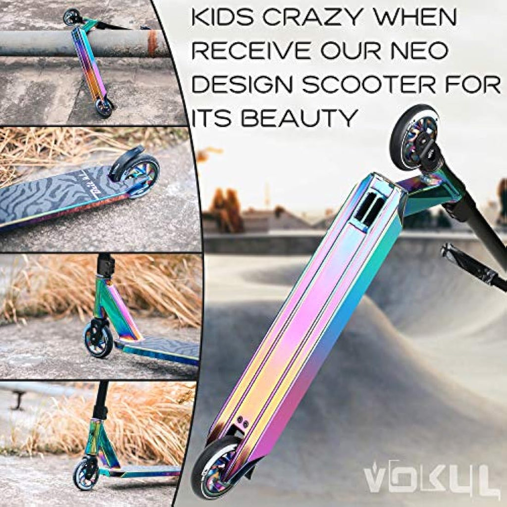 Vokul Bzit K1 Pro Stunt Scooter – Freestyle Trick Scooter with Alloy Wheels