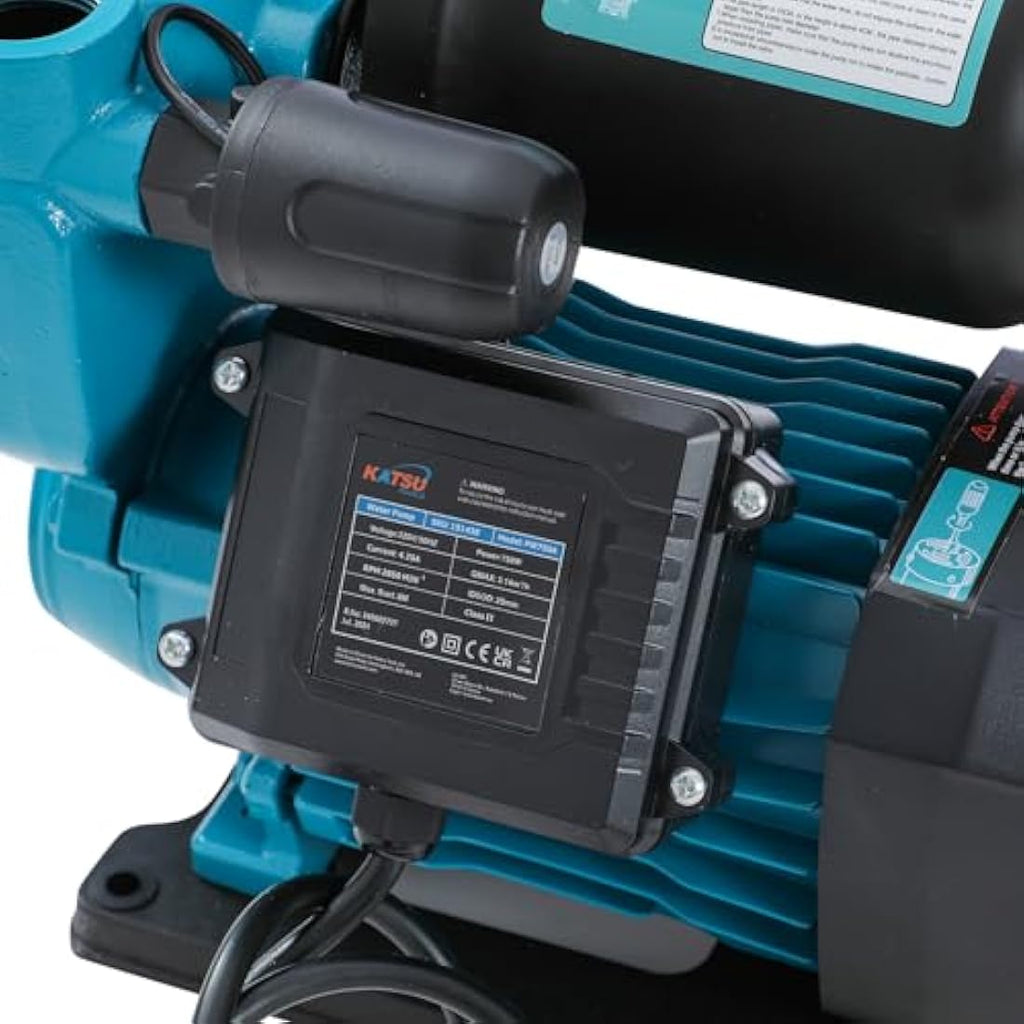 KATSU 750W Water Booster Pump | Automatic Pressure Control & Self Priming