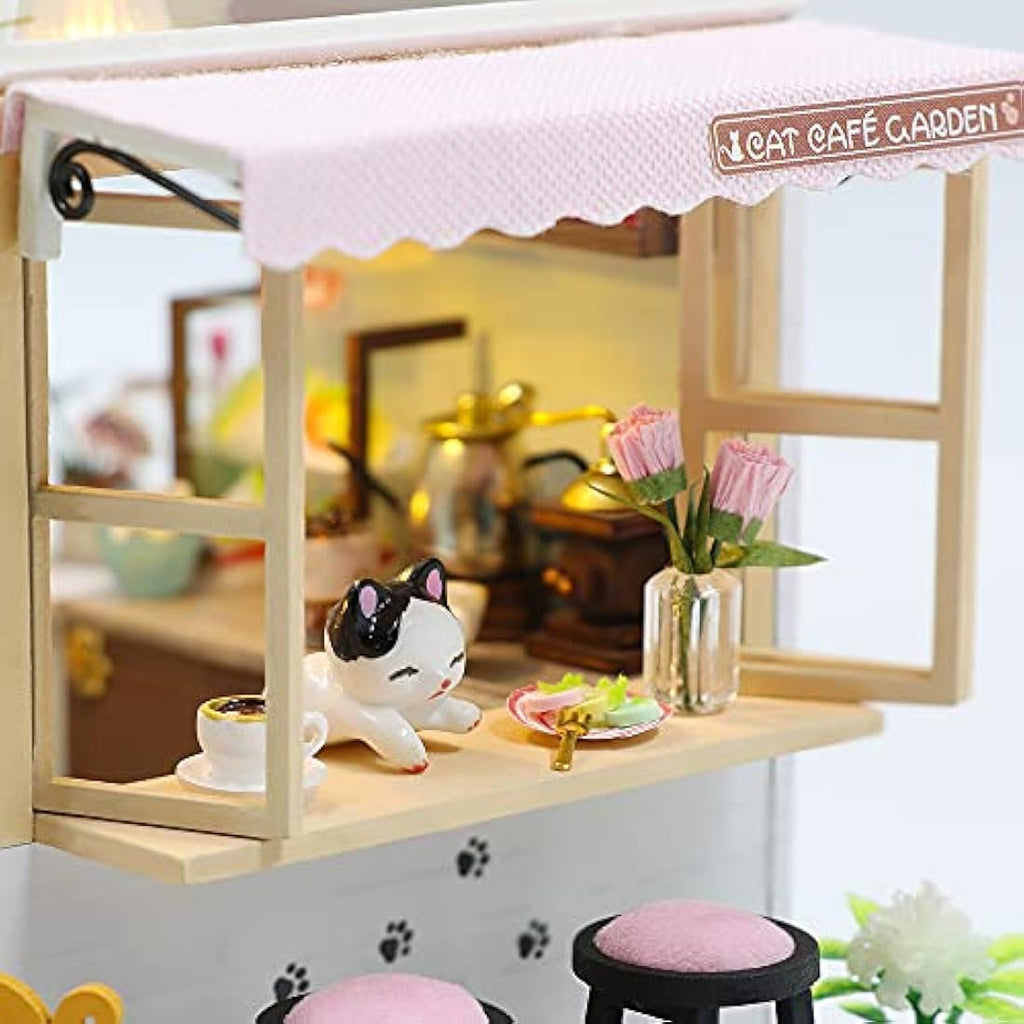 CUTEBEE DIY Miniature Dollhouse Kit | 1:24 Wooden Creative Room M2111
