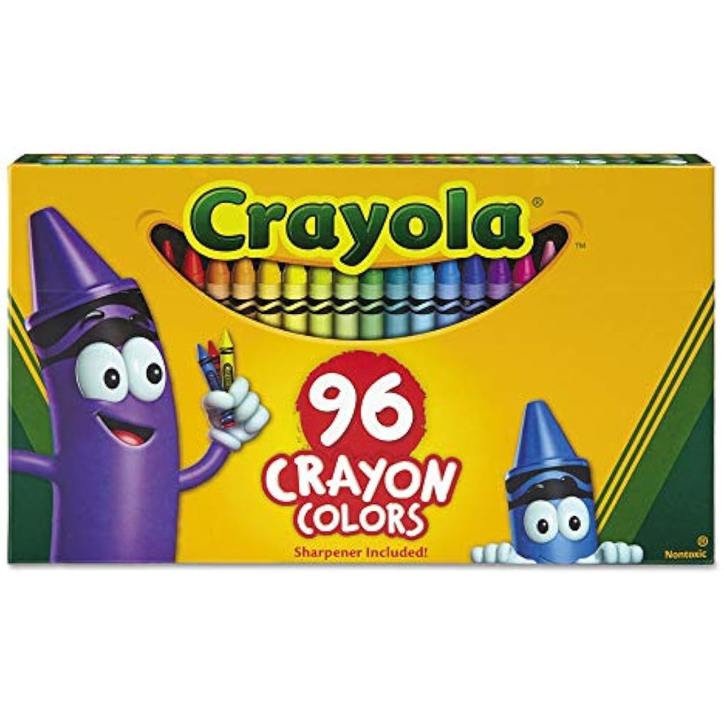 Crayola Classic Color Crayons with Sharpener - 96 Count Coloring Set