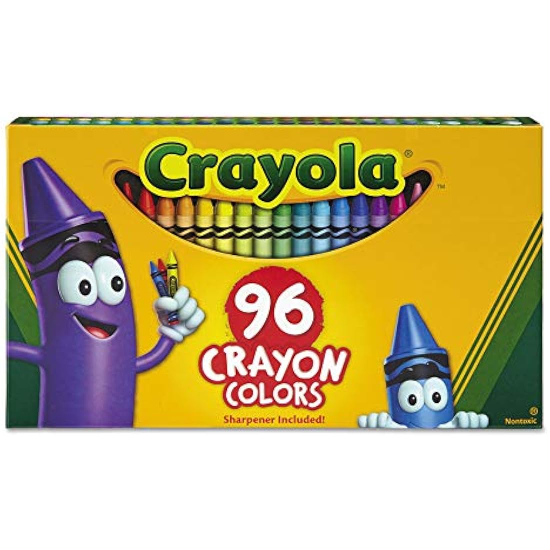 Crayola Classic Color Crayons with Sharpener - 96 Count Coloring Set