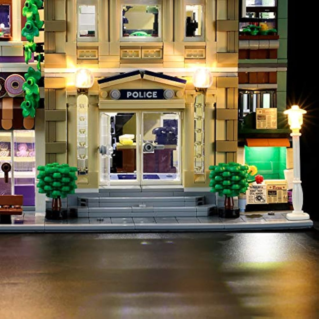 Lightailing LED Light Kit for Lego 10278 Police Station Model
