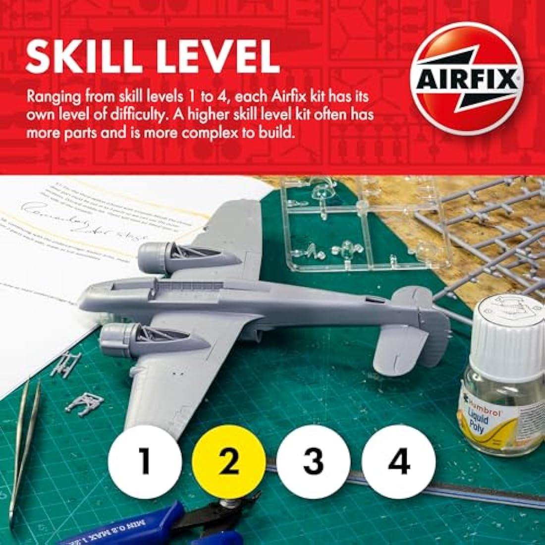 Airfix Supermarine Swift FR.5 Model Plane Kit | 1:72 Scale Plastic Set