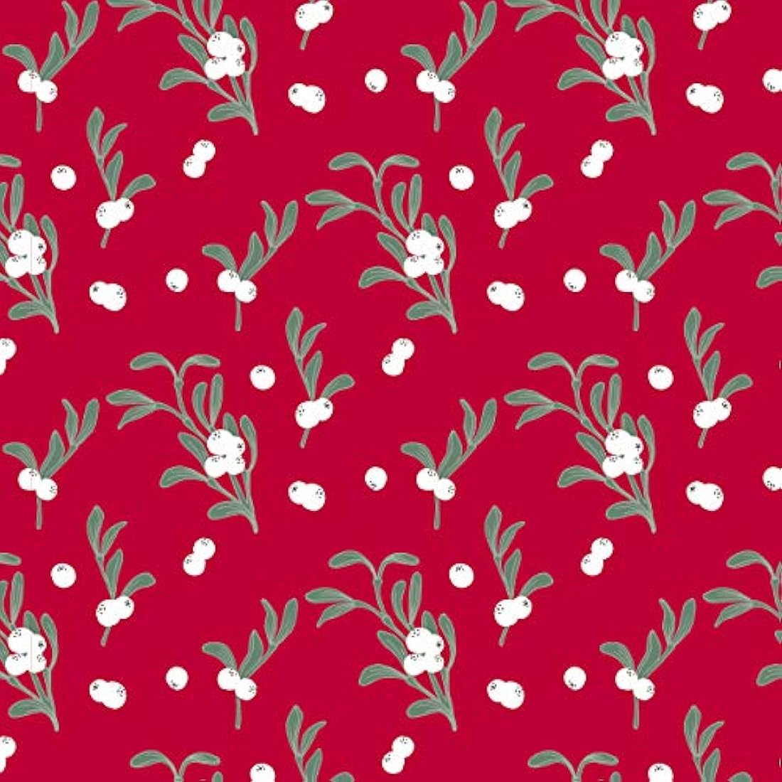 Clairefontaine Mistletoe Gift Wrap Roll – 80gsm Paper, 70cm x 50m